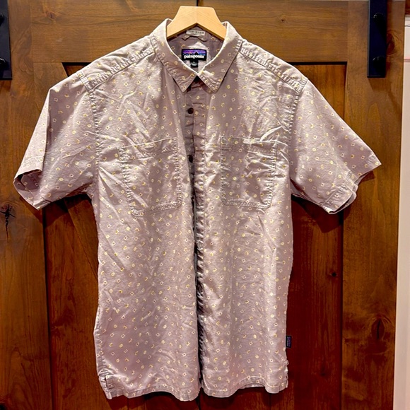 Men’s large button down shirt, purple - Picture 1 of 3